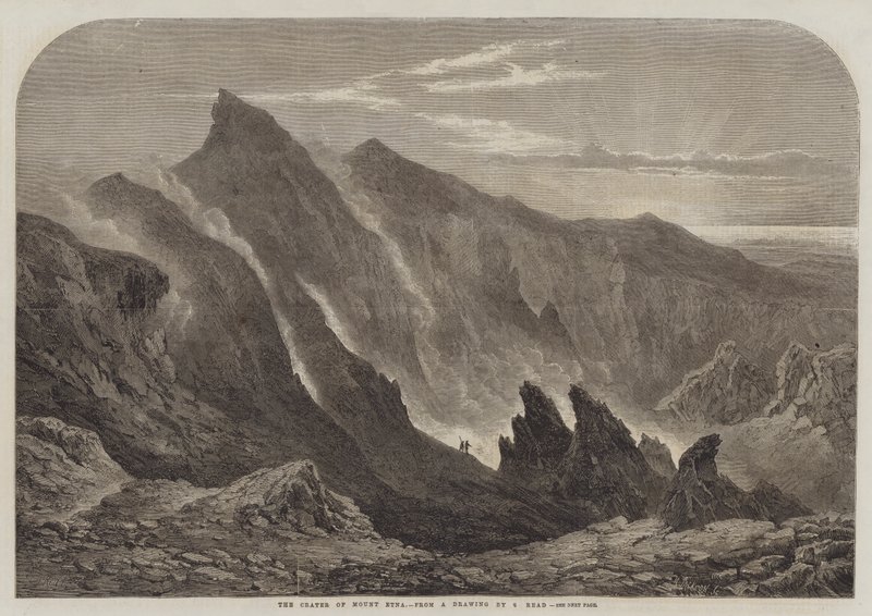 Krater Etny autorstwa Samuel Read