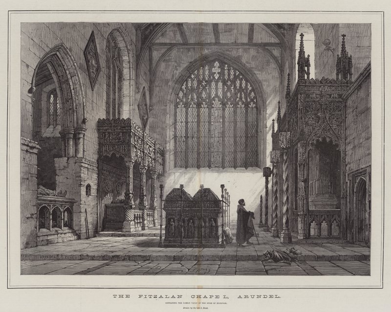 Kaplica Fitzalan, Arundel autorstwa Samuel Read