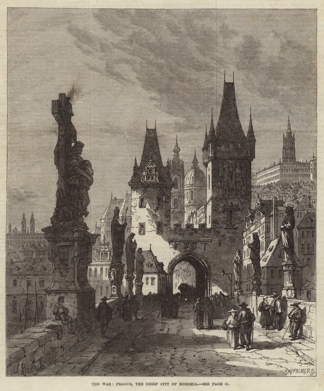 Wojna, Praga, główne miasto Czech autorstwa Samuel Read