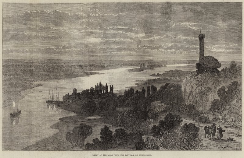 Dolina Loary, z Lanterne de Rochecorbon autorstwa Samuel Read