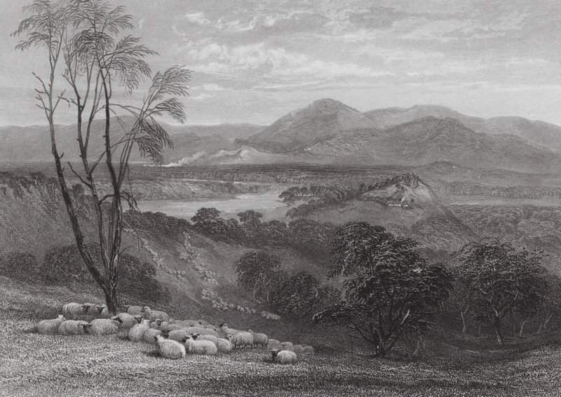 Australia: Górny Goulburn, Wiktoria (rycina) autorstwa Samuel (after) Prout