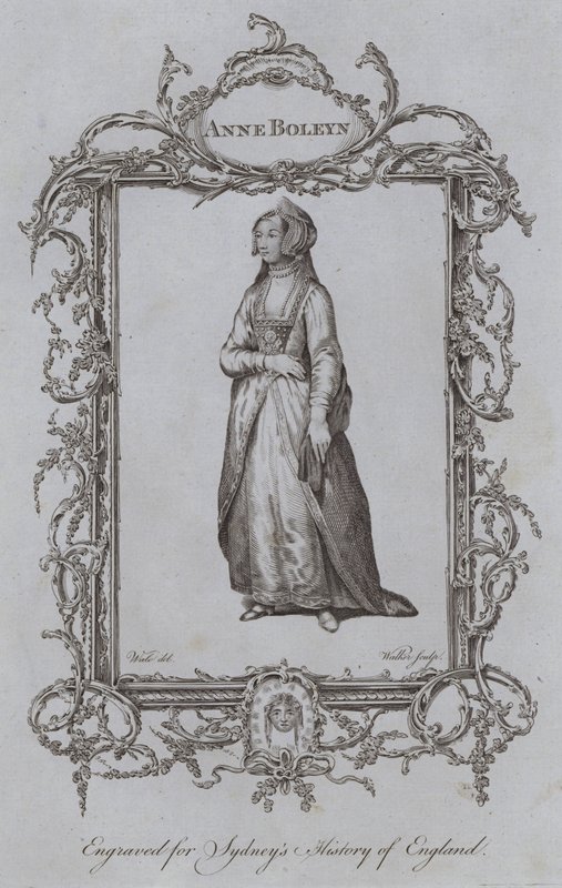 Anna Boleyn (Grawerowanie) autorstwa Samuel (after) Wale