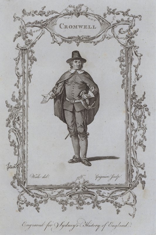 Cromwell (grawerowanie) autorstwa Samuel (after) Wale