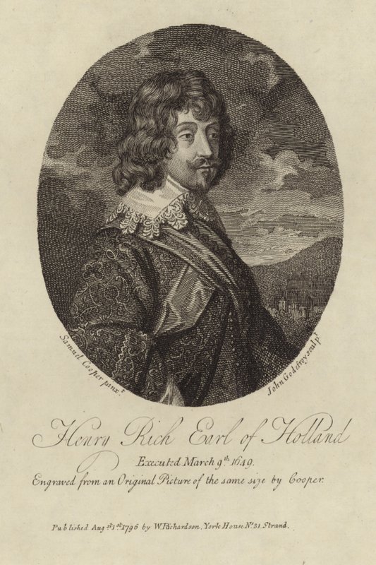 Henry Rich hrabia Holandii autorstwa Samuel Cooper