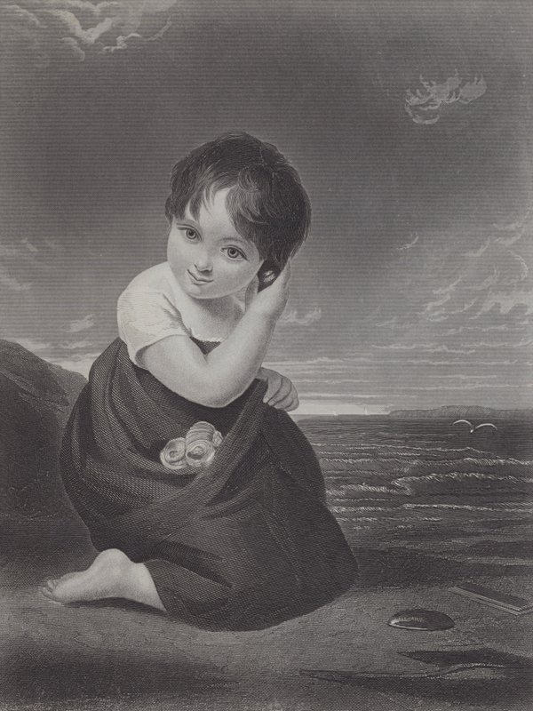 Wiadomość z morza (rycina) autorstwa Samuel Cousins