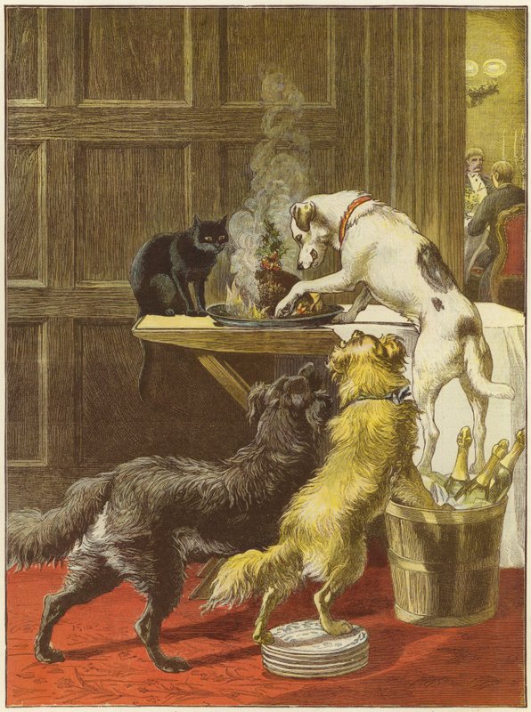 Boże Narodzenie, nieproszeni goście autorstwa Samuel Edmund Waller