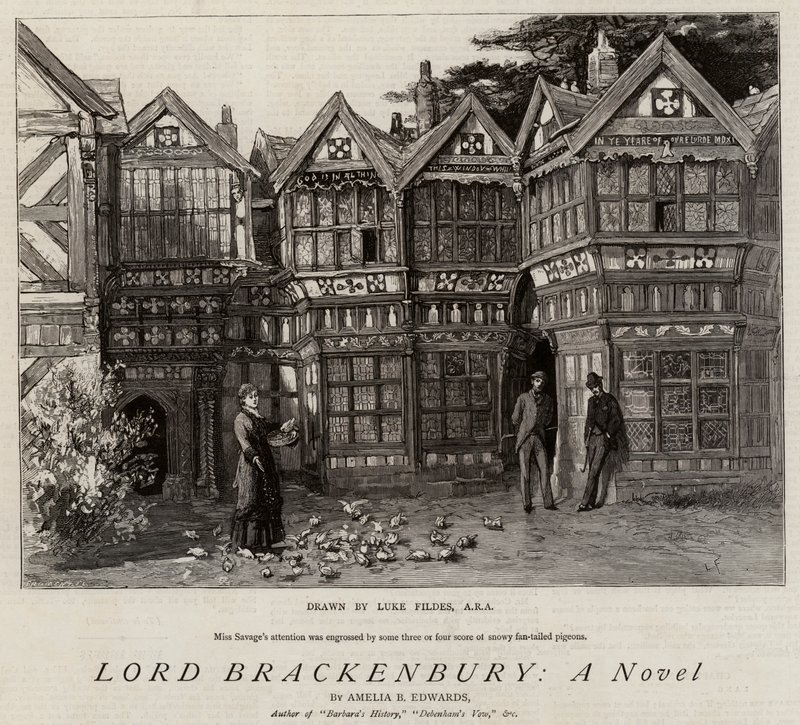 Lord Brackenbury, powieść autorstwa Samuel Luke Fildes