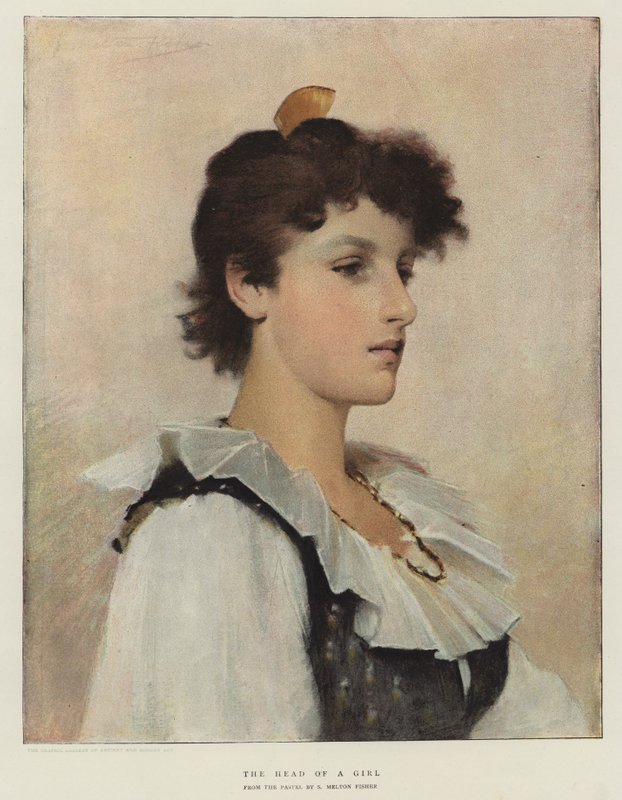 Głowa dziewczynki autorstwa Samuel Melton Fisher
