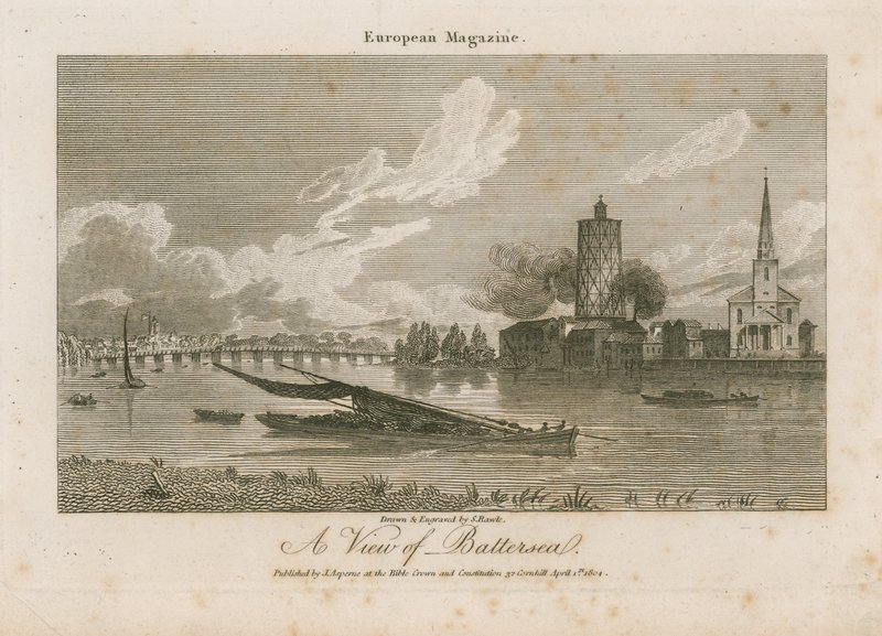 Widok na Battersea autorstwa Samuel Rawle