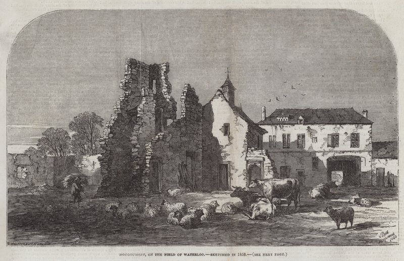 Hougoumont, na polu Waterloo autorstwa Samuel Read