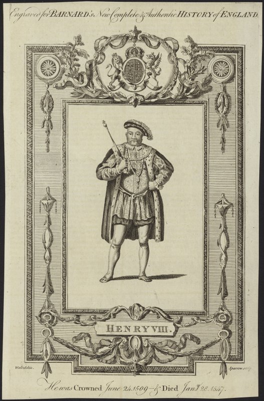 Król Henryk VIII z Anglii autorstwa Samuel Wale