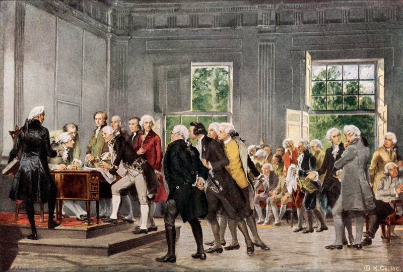 Deklaracja Niepodległości autorstwa Sarah Paxton Ball Dodson