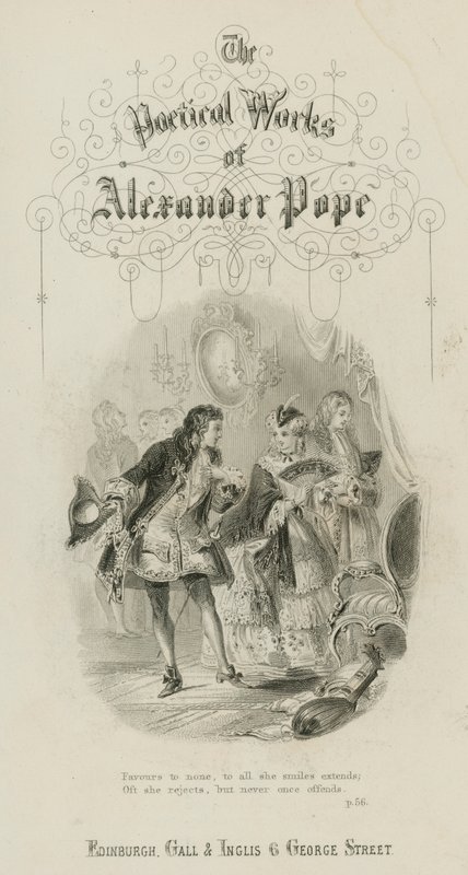 Scena z gwałtu na zamku, autorstwa Aleksandra Pope (rycina) autorstwa Scottish School
