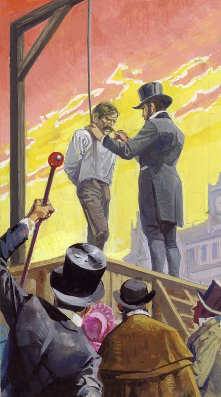 Burke i Hare, Grabieżcy i mordercy (gwasz na papierze) autorstwa Severino Baraldi
