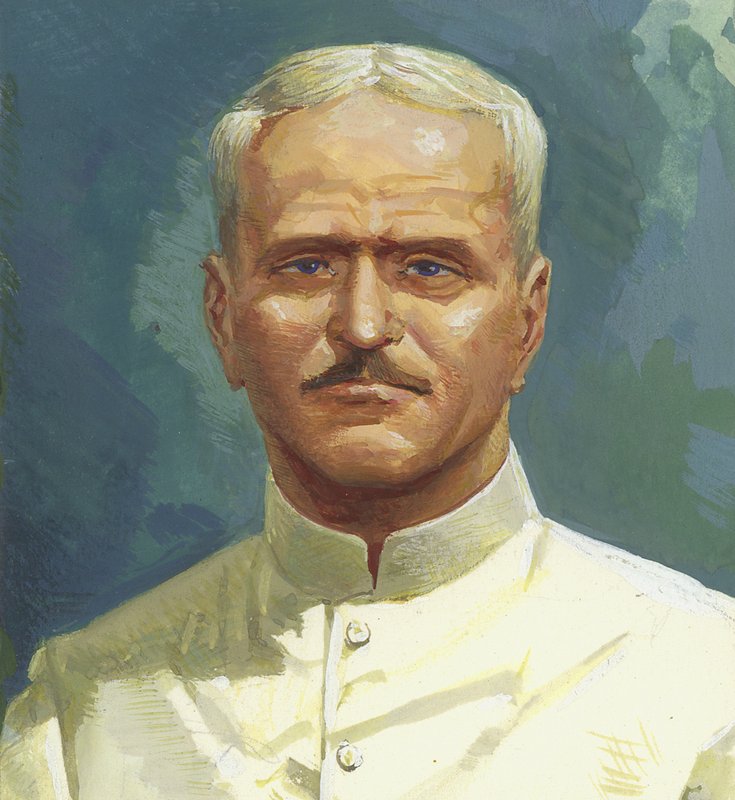 George Washington Goethals (gwasz na papierze) autorstwa Severino Baraldi