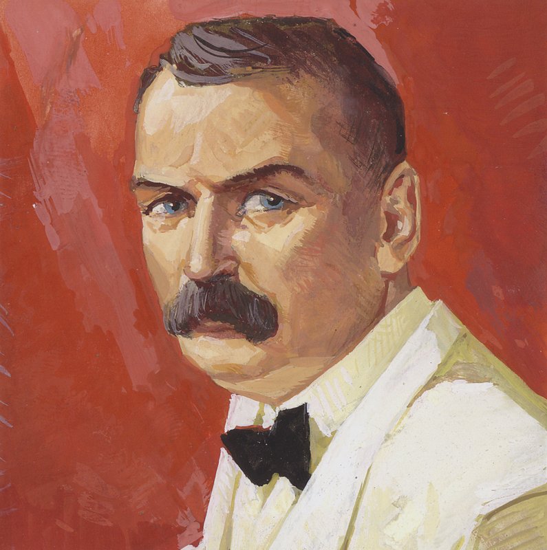 John F Stevens (gwasz na papierze) autorstwa Severino Baraldi