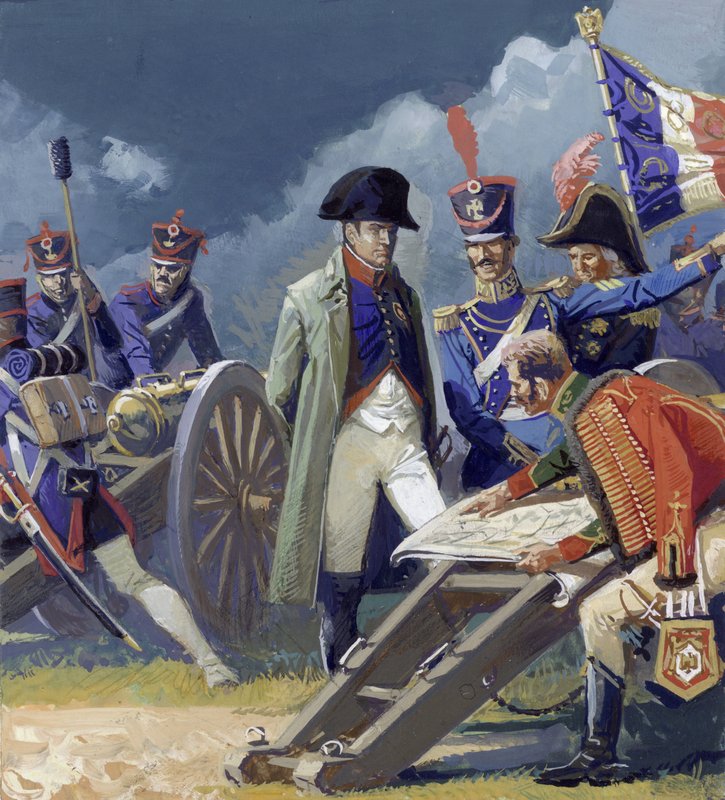 Napoleon zaangażował się w planowanie wojskowe autorstwa Severino Baraldi
