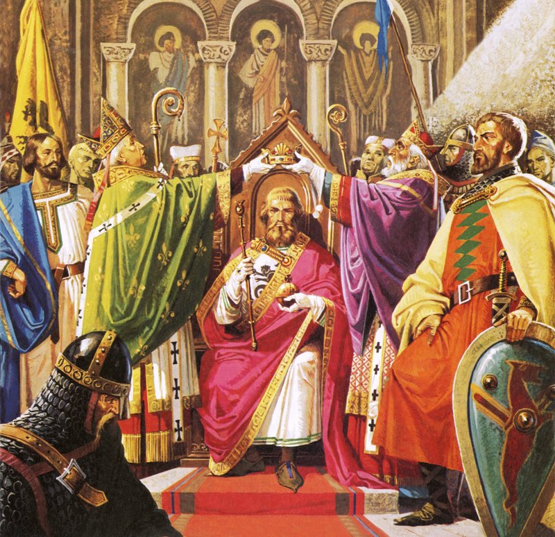 Koronacja Wilhelma Zdobywcy autorstwa Severino Baraldi
