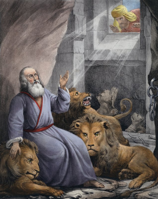 Daniel w lwach Den autorstwa Siegfried Detler Bendixen