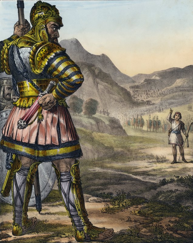Dawid i Goliat autorstwa Siegfried Detler Bendixen