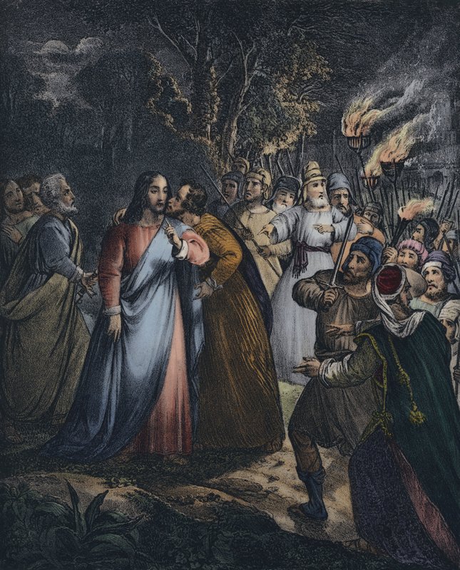 Judasz zdradza swojego pana autorstwa Siegfried Detler Bendixen