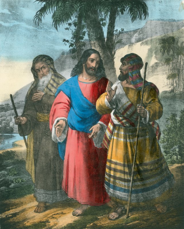 Podróż do Emaus autorstwa Siegfried Detler Bendixen