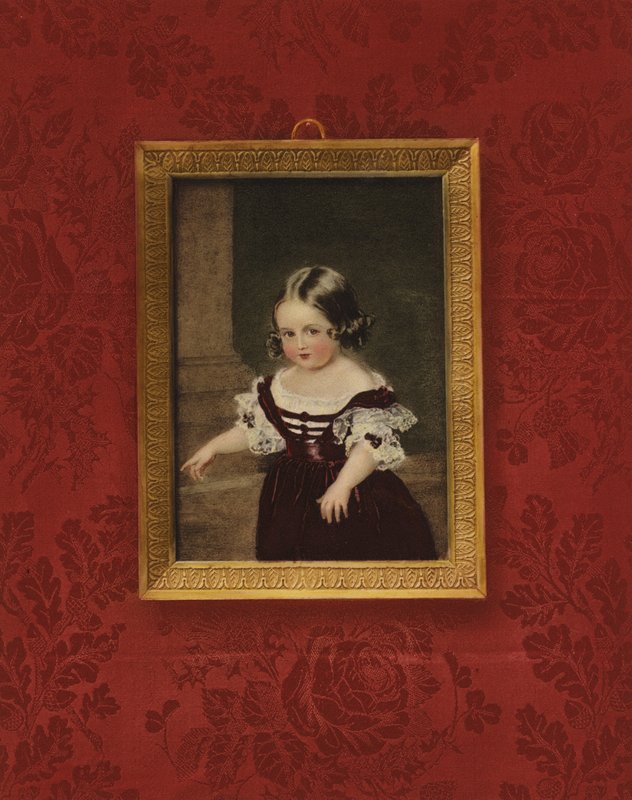 Portret królowej Wiktorii jako dziecka autorstwa Sir William Charles Ross