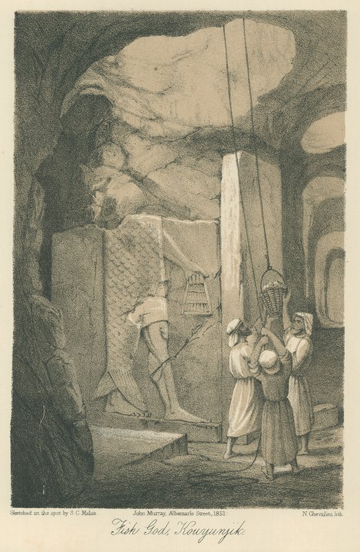 Bóg ryb, Kouyunjik autorstwa Solomon Caesar Malan