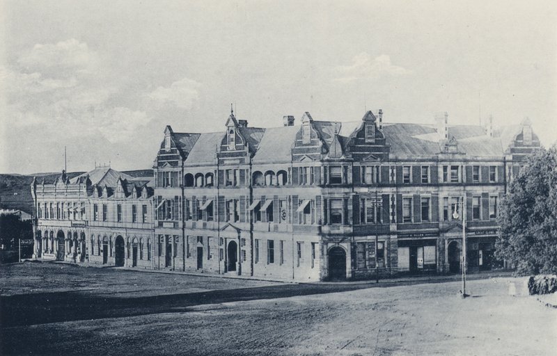 Church Square, East Side, Pretoria (zdjęcie czarno-białe) autorstwa South African Photographer