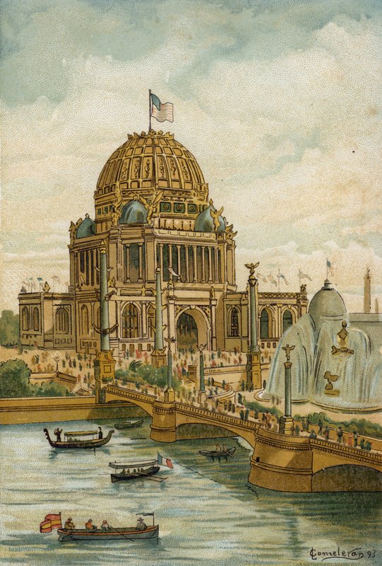 Budynek administracyjny, Światowa Wystawa Kolumbijska, Chicago, 1893 autorstwa Spanish School