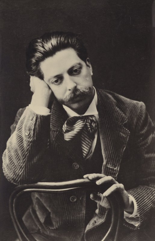 Enrique Granados, hiszpański pianista i kompozytor (1867-1916) autorstwa Spanish Photographer