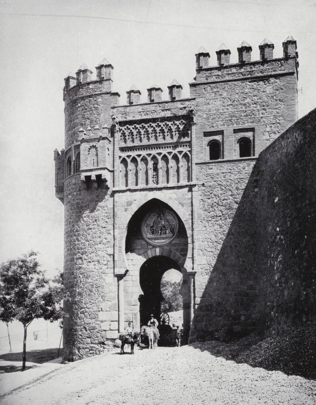 Puerta Del Sol, Toledo (zdjęcie czarno-białe) autorstwa Spanish Photographer
