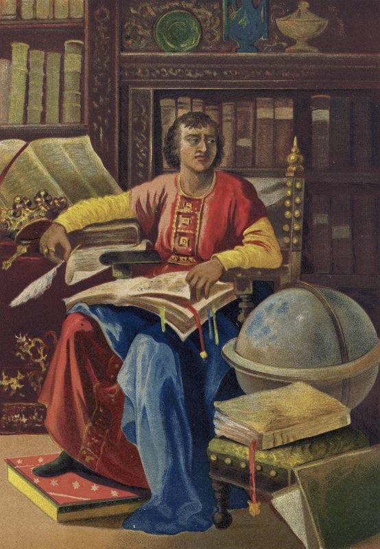 Alfons X, król Kastylii, Leon i Galicji autorstwa Spanish School