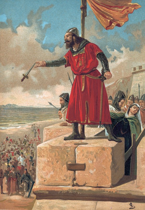 Alonso Perez de Guzman, Dobry autorstwa Spanish School