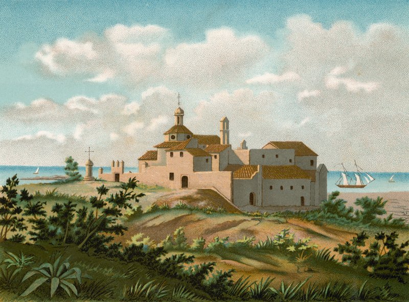 Klasztor La Rabida autorstwa Spanish School