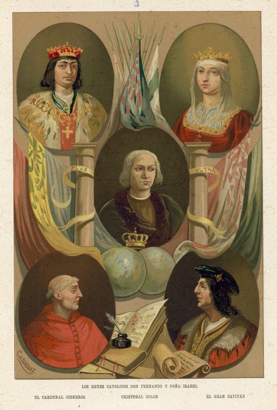 Ferdynand i Izabela z Hiszpanii autorstwa Spanish School