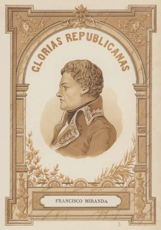 Francisco de Miranda, wenezuelski przywódca wojskowy i rewolucjonista autorstwa Spanish School