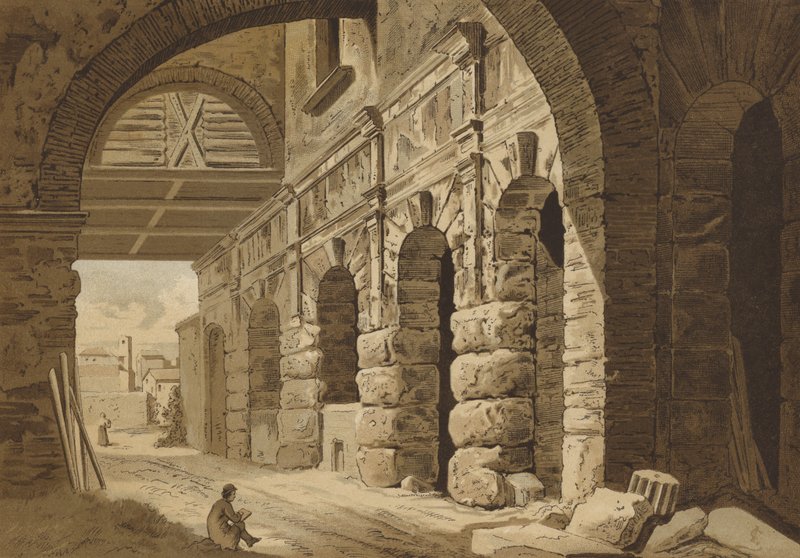 Galeria Domicjana, Rzym autorstwa Spanish School