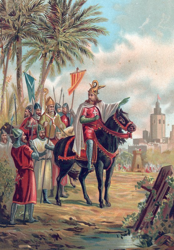Jaime I z Aragonii, Zdobywca, poza Walencją autorstwa Spanish School