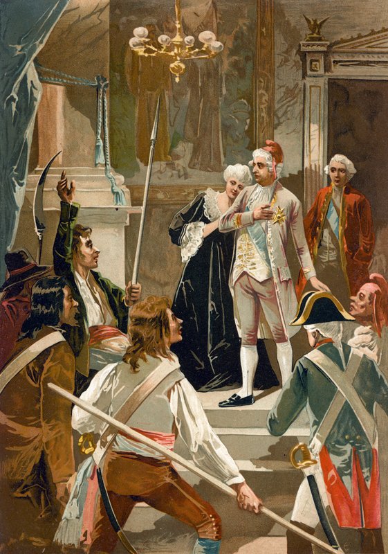 Król Ludwik XVI i Maria Antonina autorstwa Spanish School