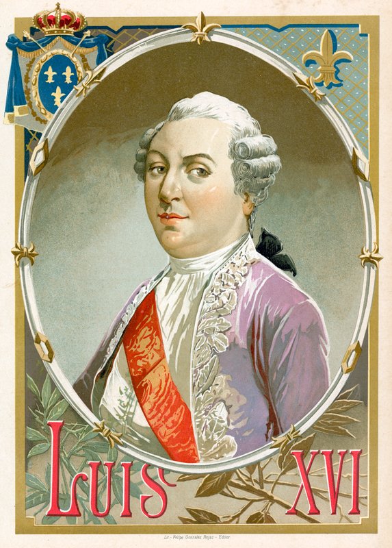 Król Francji Ludwik XVI autorstwa Spanish School