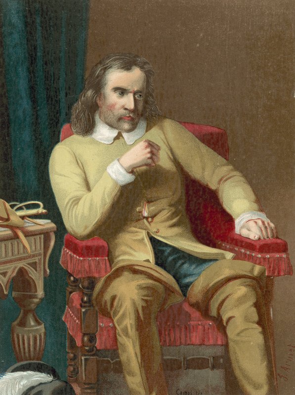 Oliver Cromwell autorstwa Spanish School