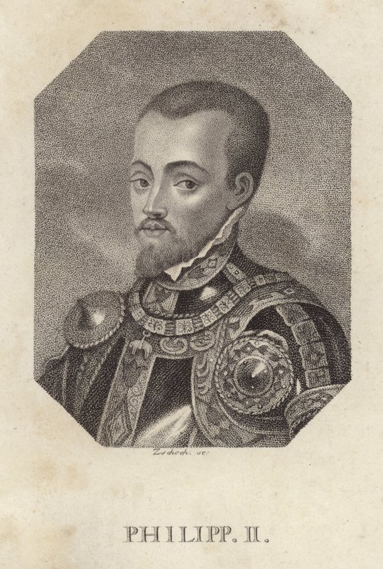 Filip II, król Hiszpanii autorstwa Spanish School