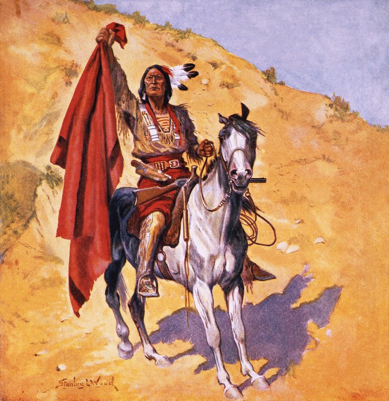 Kocyk Indian autorstwa Stanley L. Wood