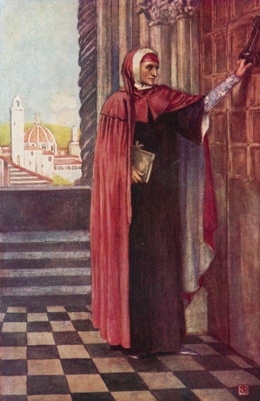 Dante w poszukiwaniu spokoju (kolor lito) autorstwa Stephen Reid