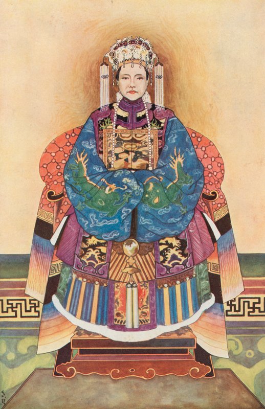 Cesarzowa Chin wdowa (kolor lito) autorstwa Stephen Reid