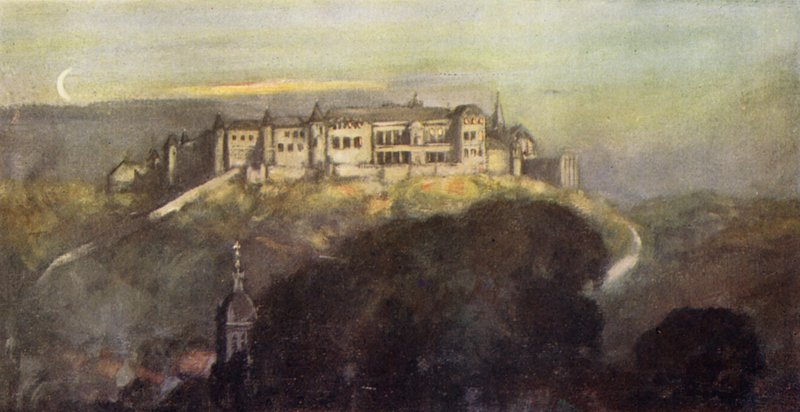 Chateau de Joinville (kolor lito) autorstwa Stephen Reid