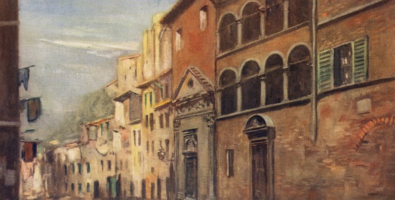 Dom św. Katarzyny, Siena (kolor lito) autorstwa Stephen Reid