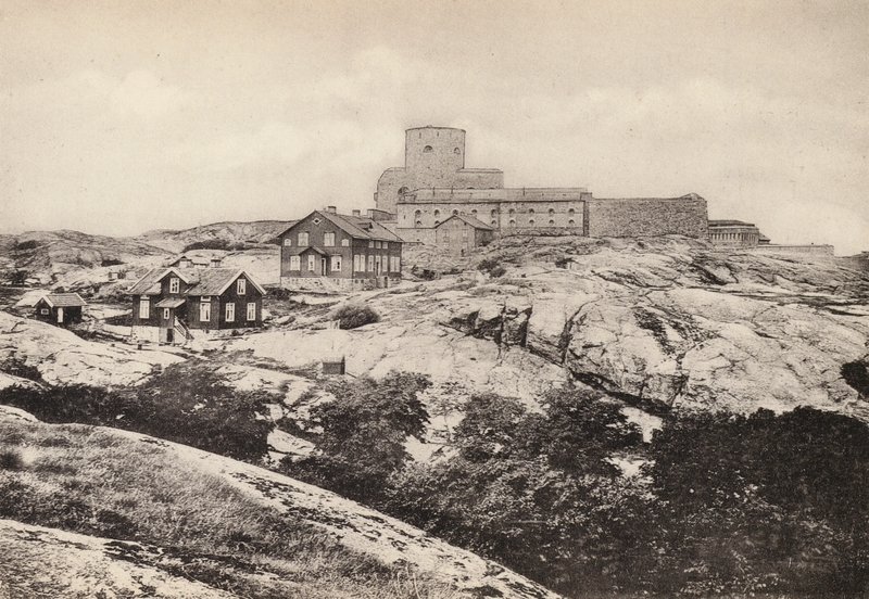 Szwecja / Szwecja: Bohuslan, Marstrand, Karlstens Fastning (zdjęcie czarno-białe) autorstwa Swedish Photographer