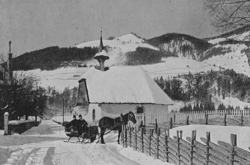 A Charmey, Gruyere (zdjęcie czarno-białe) autorstwa Swiss Photographer